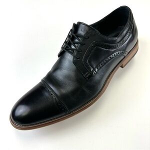 Stacy Adams black Dickinson Cap Toe Oxford Size 11M Hipster classic dress shoe